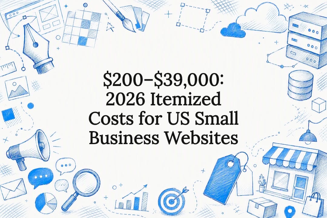$200–$39,000: 2026 Itemized Costs for US Small Business Websites