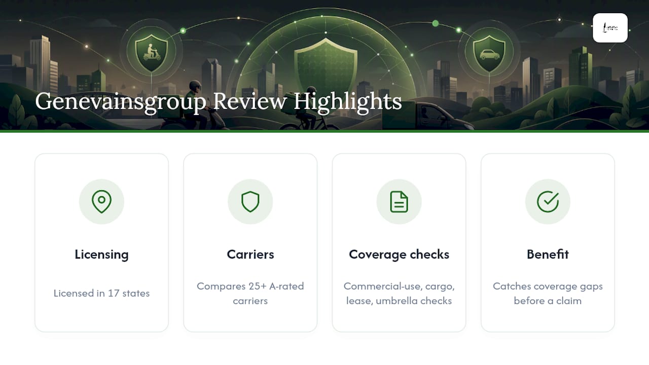 How Does Geneva Insurance Group Evaluate Delivery Driver Coverage? — overview diagram