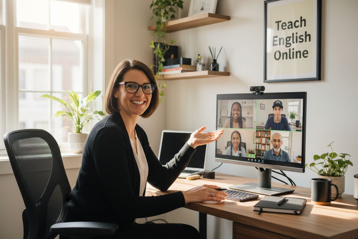 English online teaching benefits