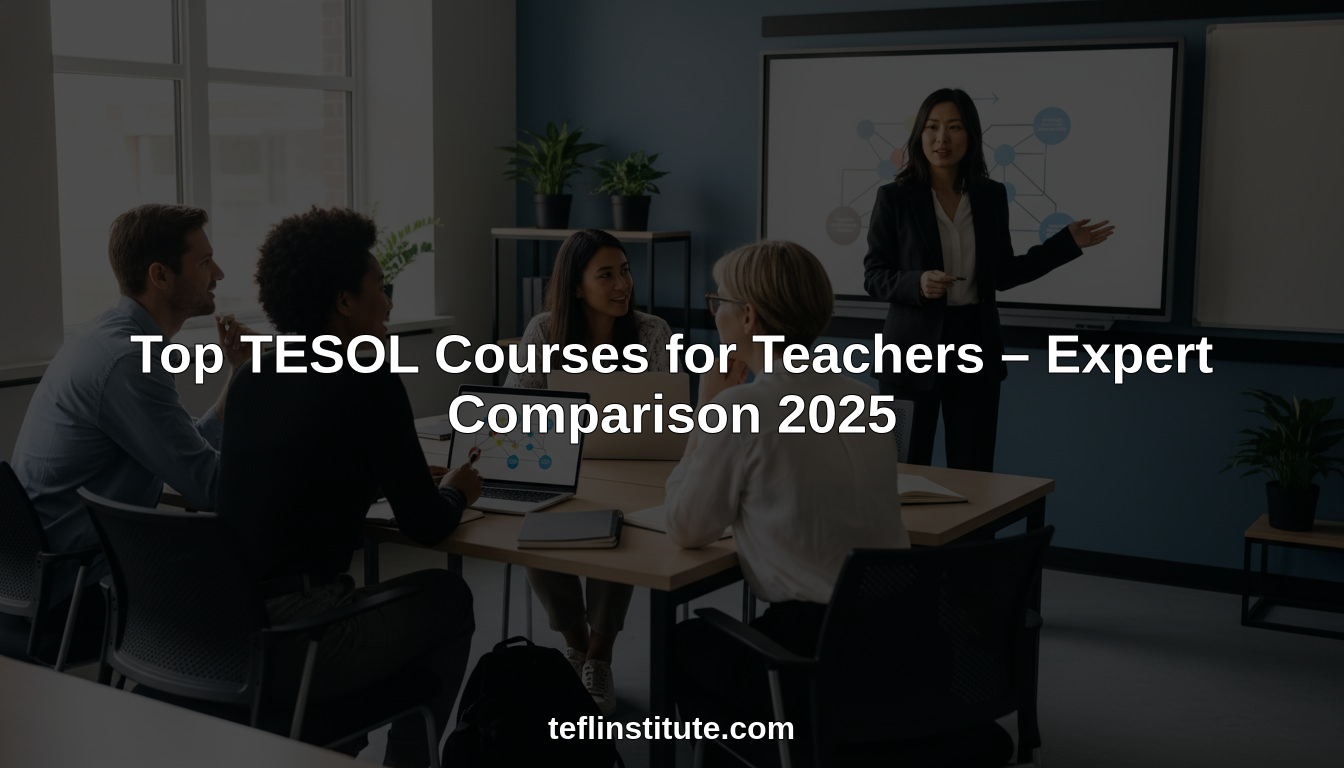 top tesol courses for teachers hero header image