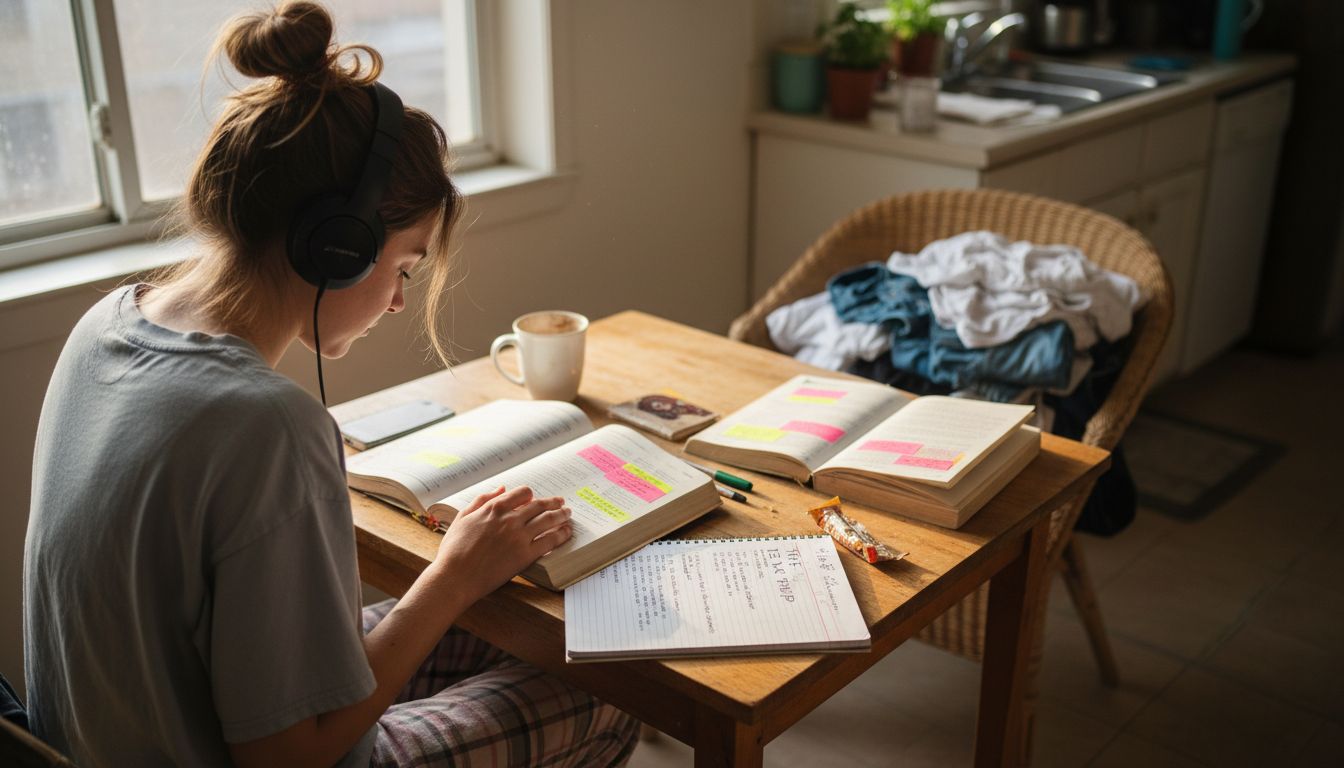 Teacher preparing for TEFL certification exam