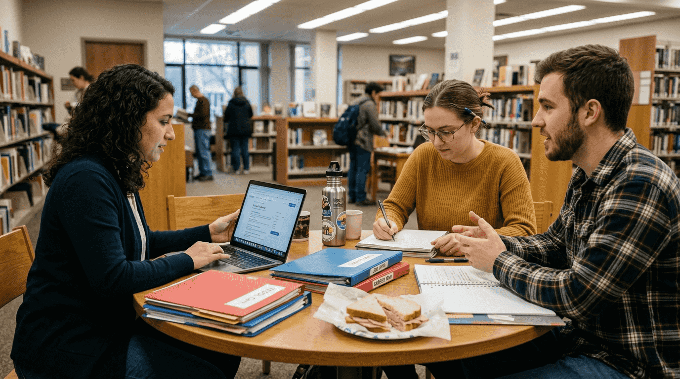 Group discussing TESOL career options