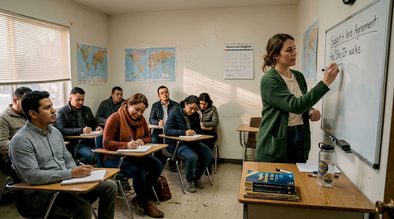 TEFL teacher leads lively practicum class
