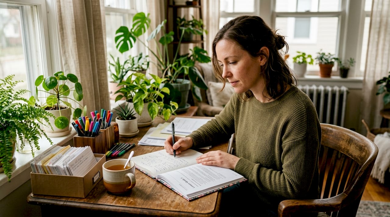 ESL teacher reviewing specialization options