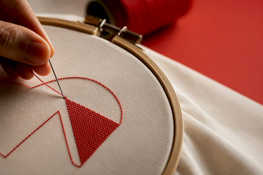 Ordina senza minimo: ricamo su abbigliamento, consegna in 10 giorni