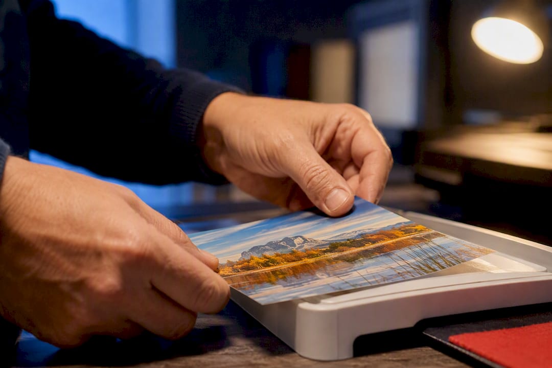 Foto inserita sul gadget durante la personalizzazione