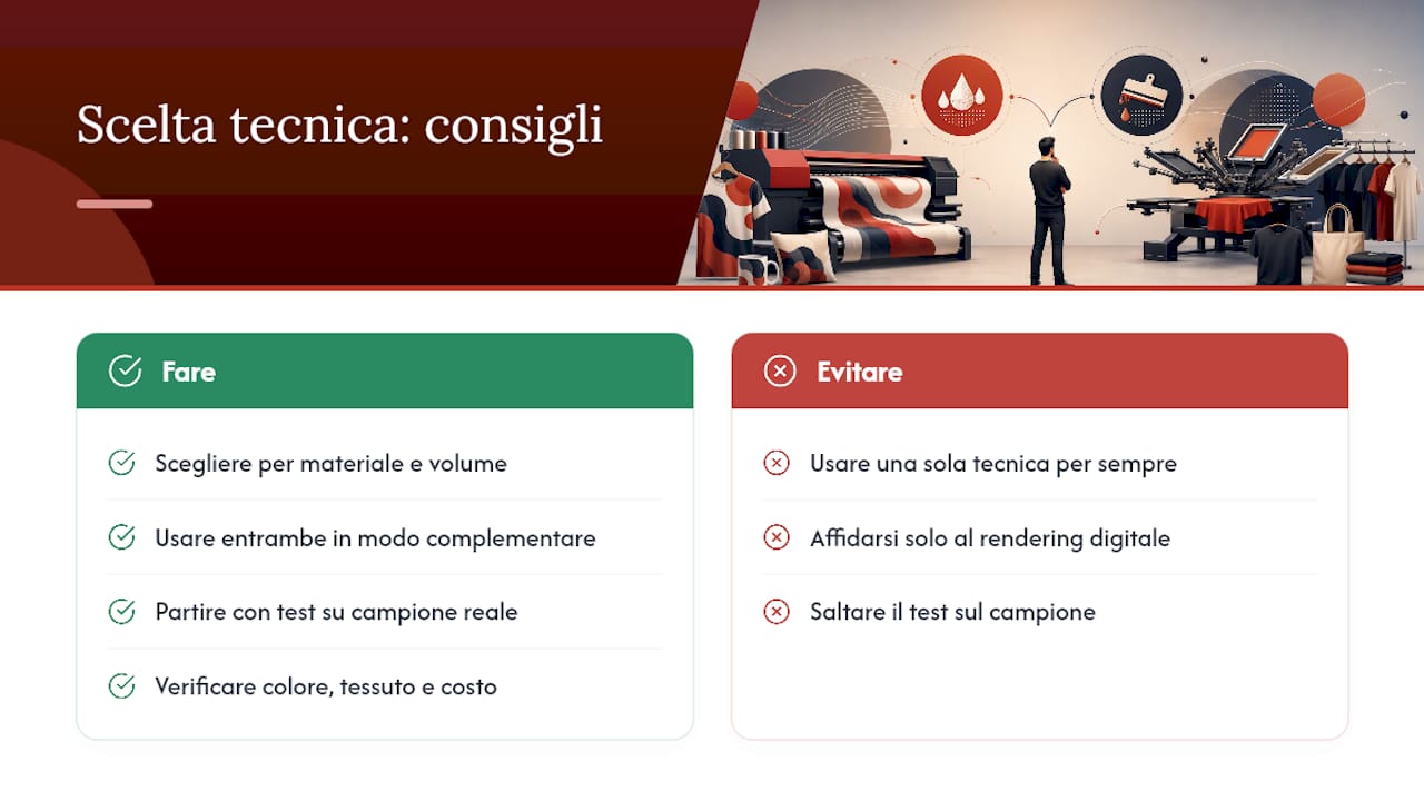 Perché conviene non scegliere una sola tecnica per sempre — overview diagram