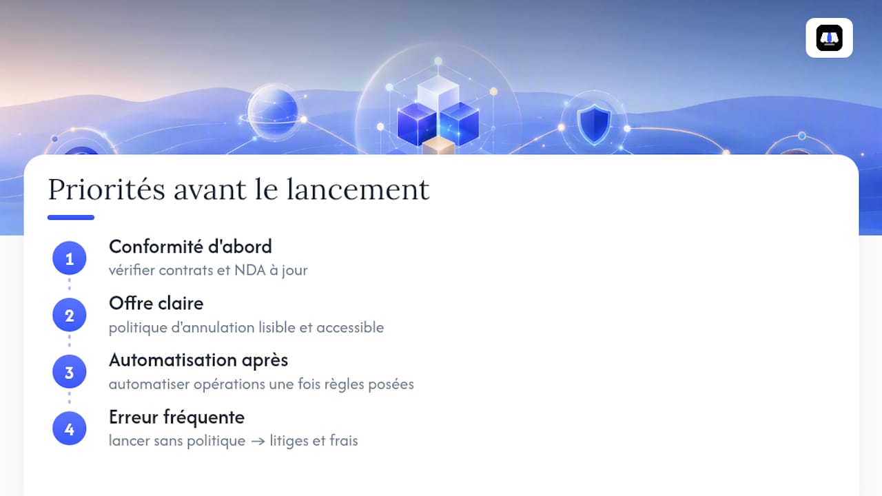 Ce qu'il faut vraiment prioriser avant de lancer votre abonnement — overview diagram