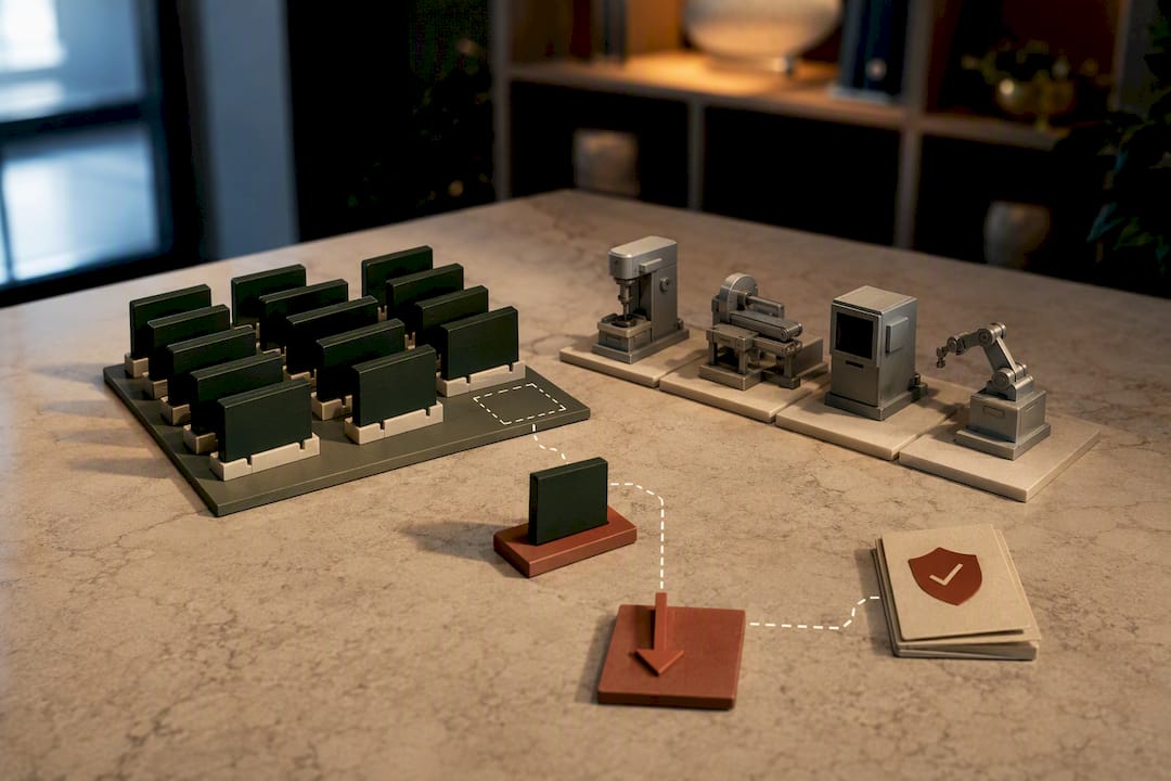 Illustration of reconciling ghost assets