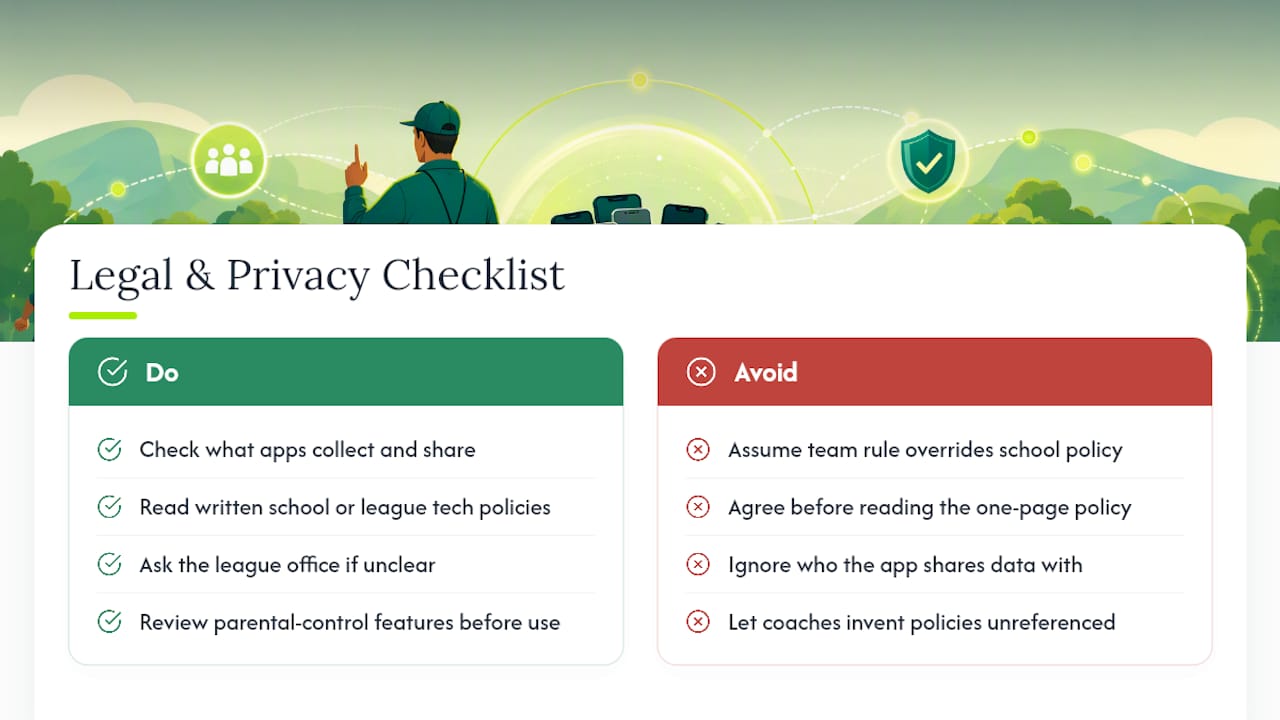 Legal and Privacy Considerations Parents Should Know — overview diagram