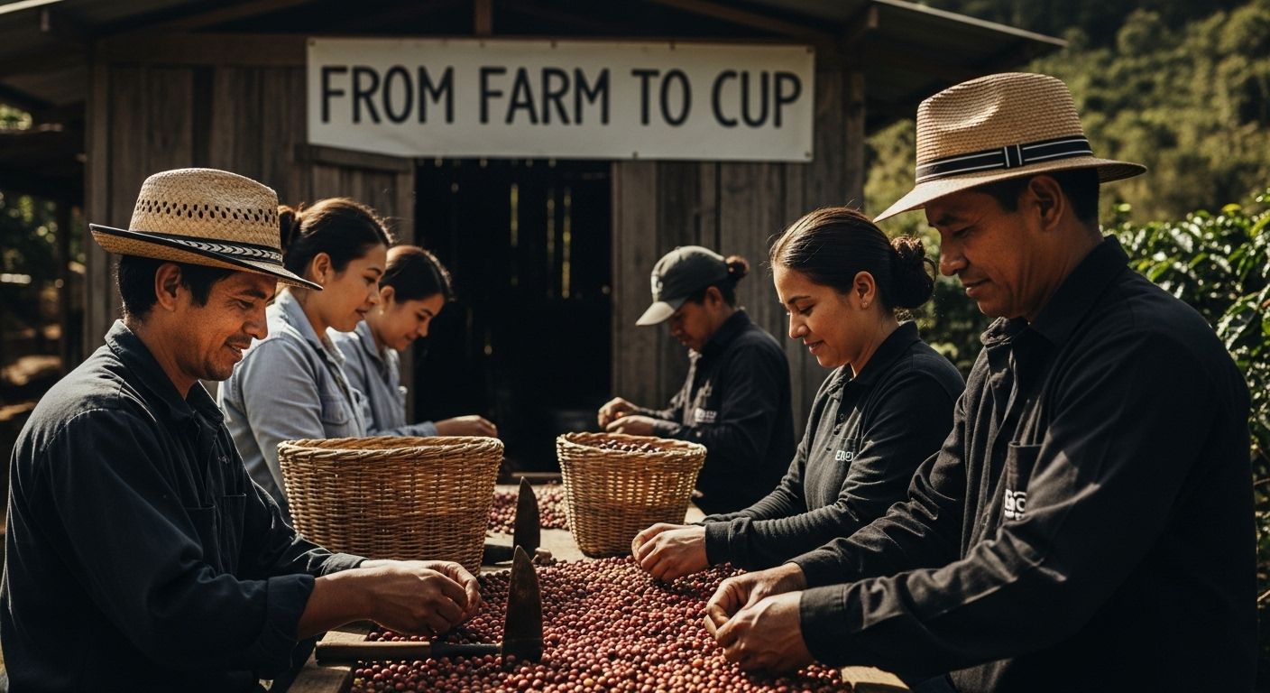 coffee farm handpicking