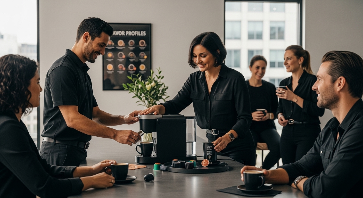 coffee capsule personalization office