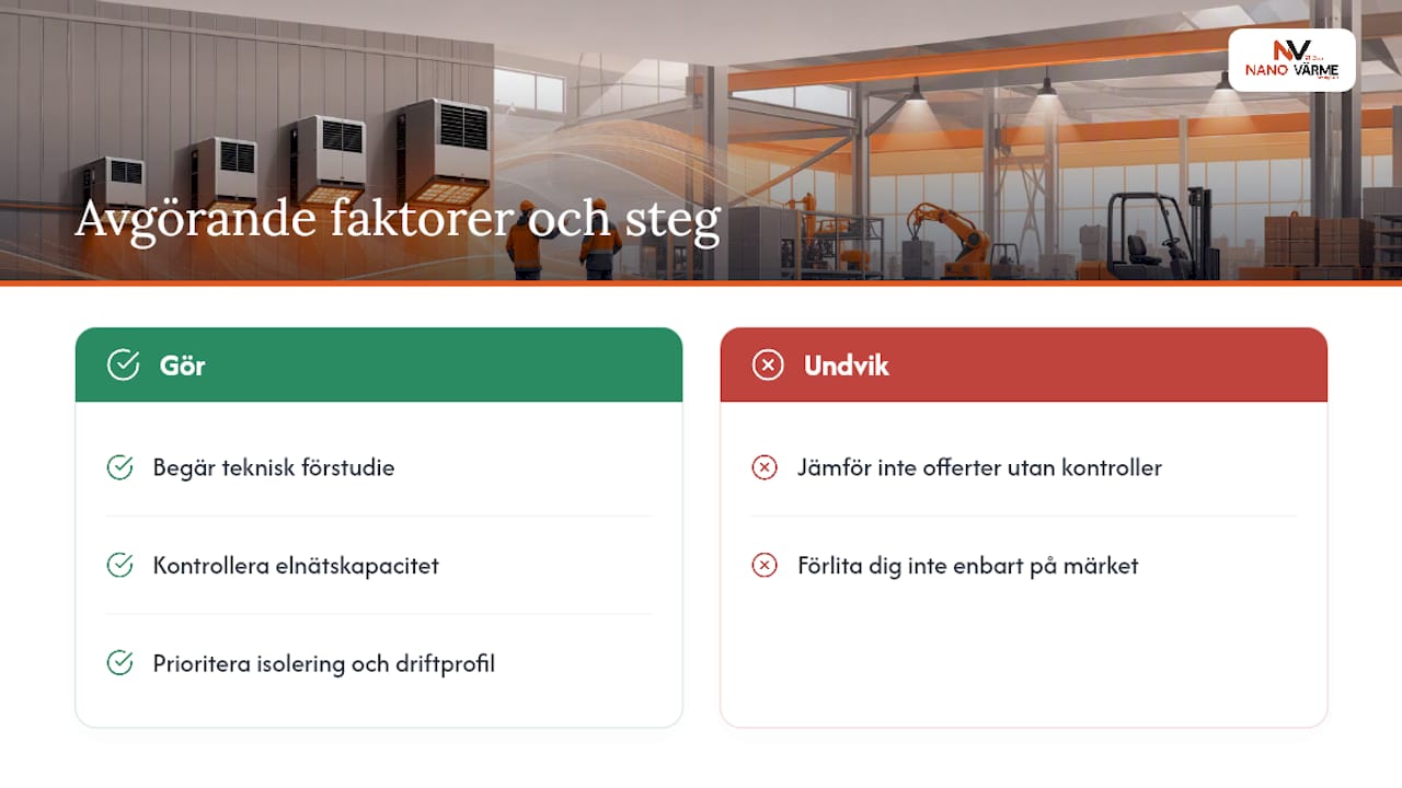 Vad avgör egentligen valet i verkliga industriprojekt? — overview diagram