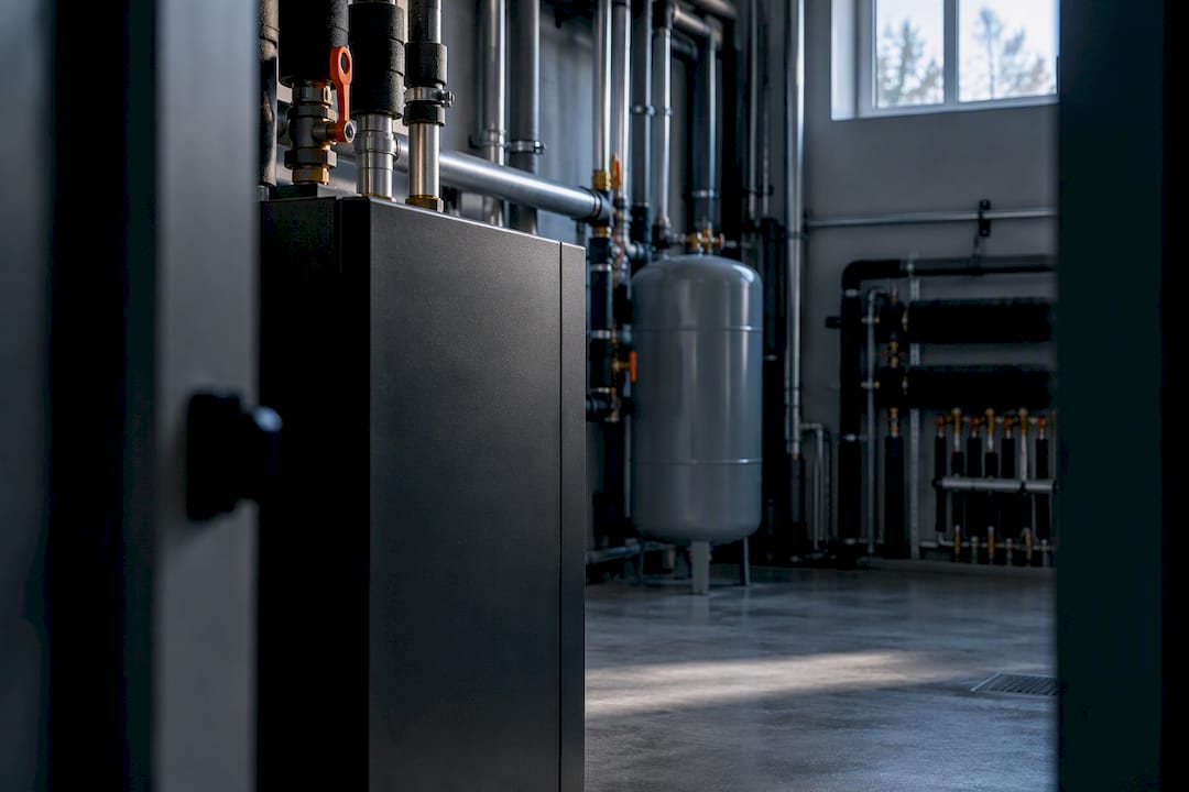 Värmemodul kopplad till vattenburet system