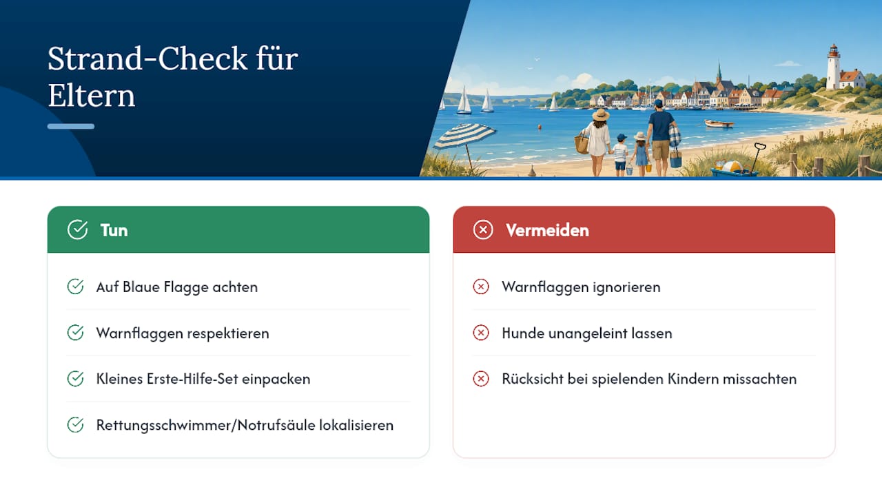 Wichtige Regeln für einen sicheren Strandtag im Überblick