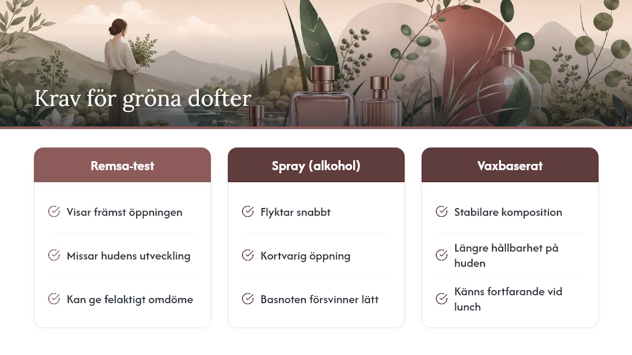 Vad gröna dofter egentligen kräver av dig — overview diagram