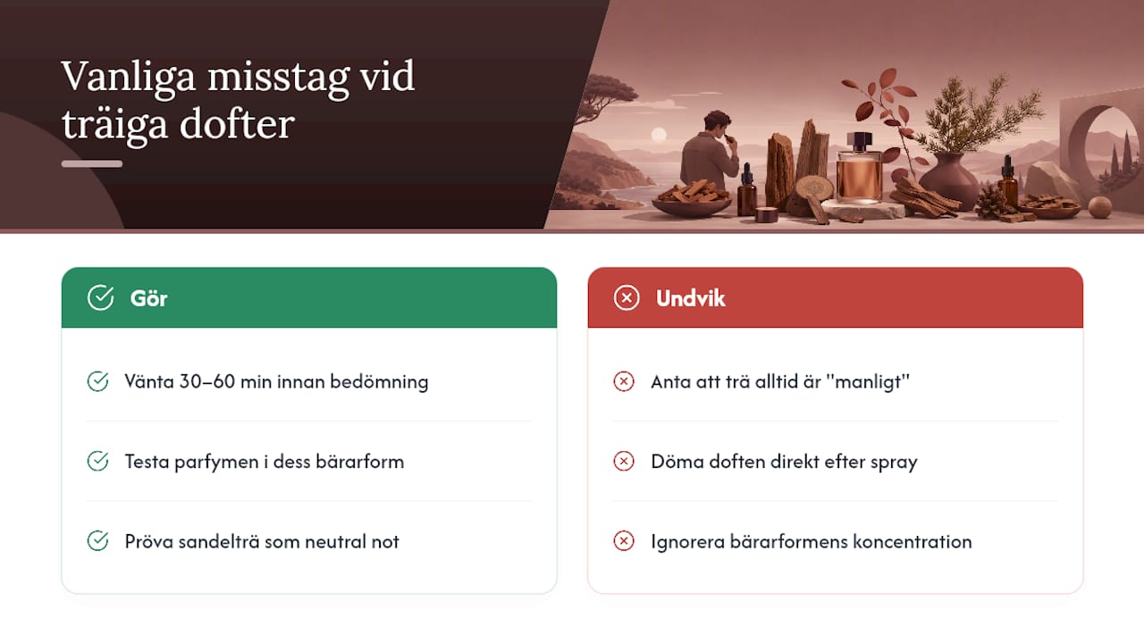 Vad man ofta missar när man väljer träig parfym — overview diagram