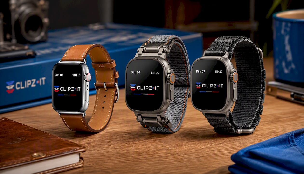 Cupidon | Bracelet cuir à boucle — Clipz-it