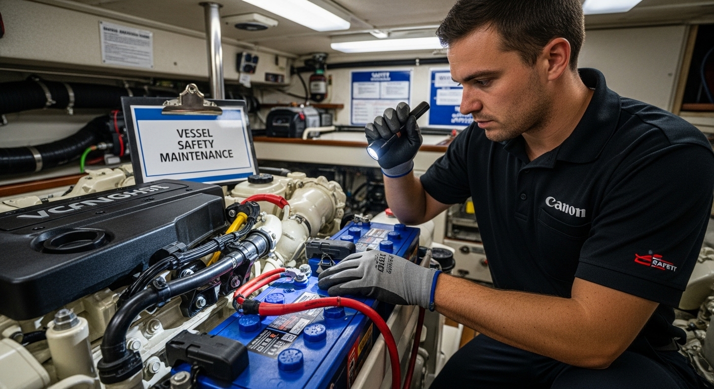 engine inspection boat safety
