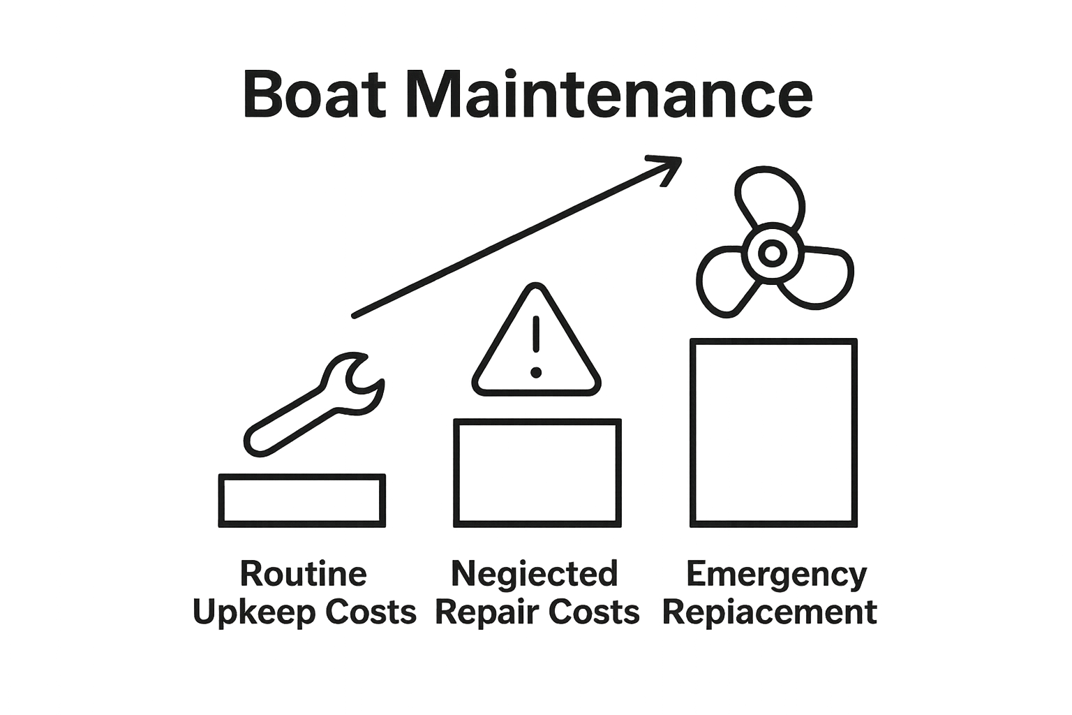 Side-by-side comparison of boat maintenance costs