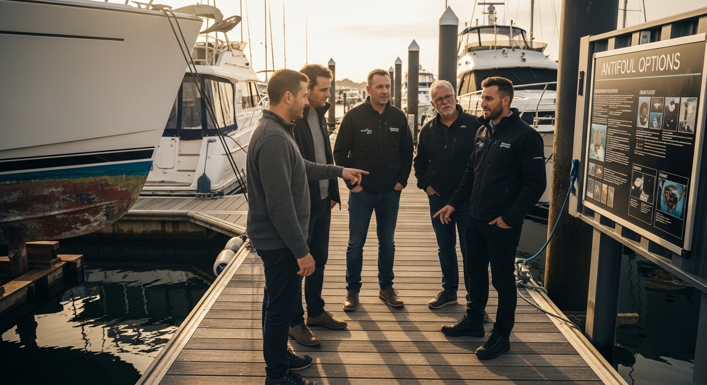 boat antifoul options marina