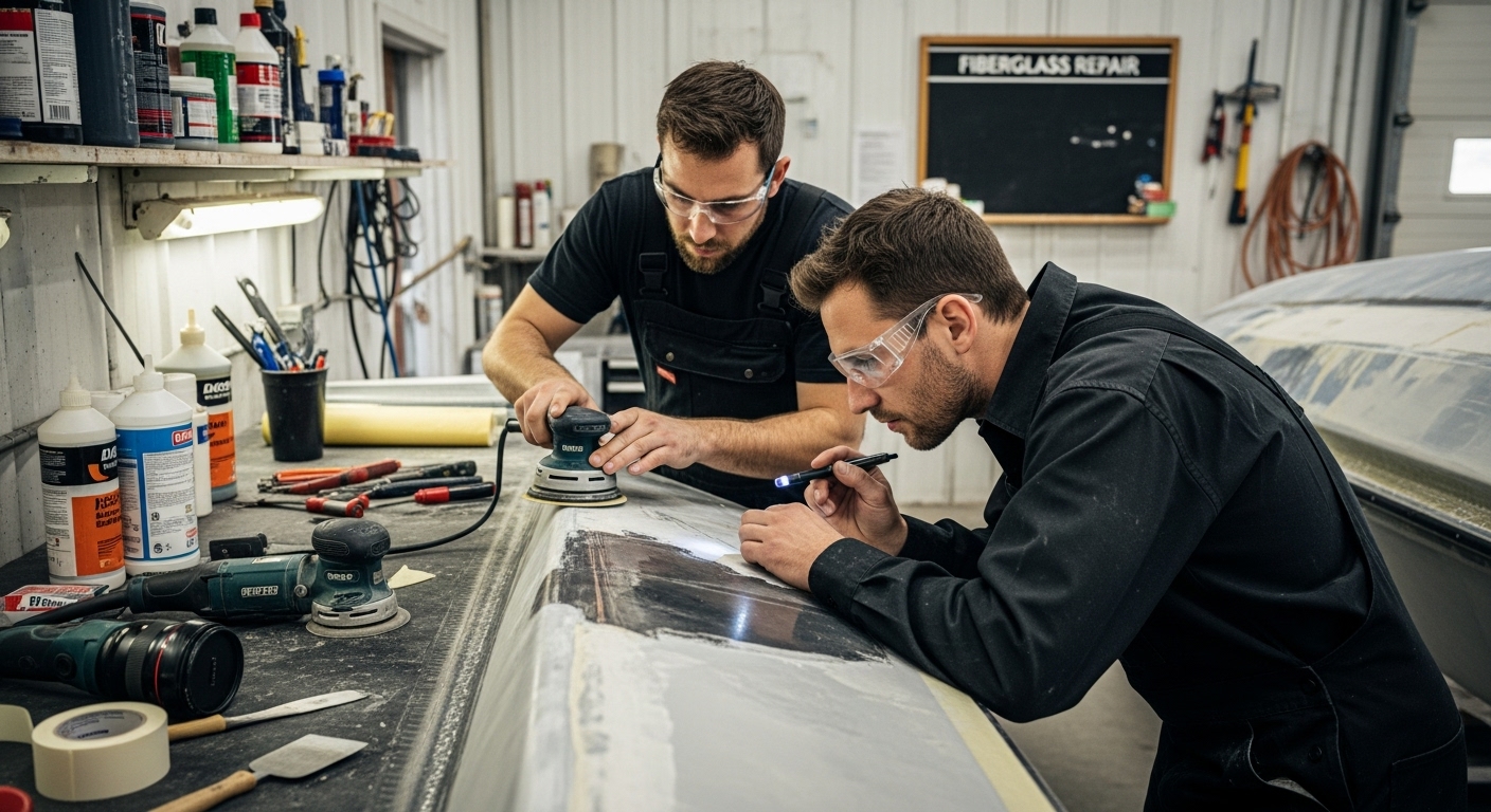 boat fiberglass repair