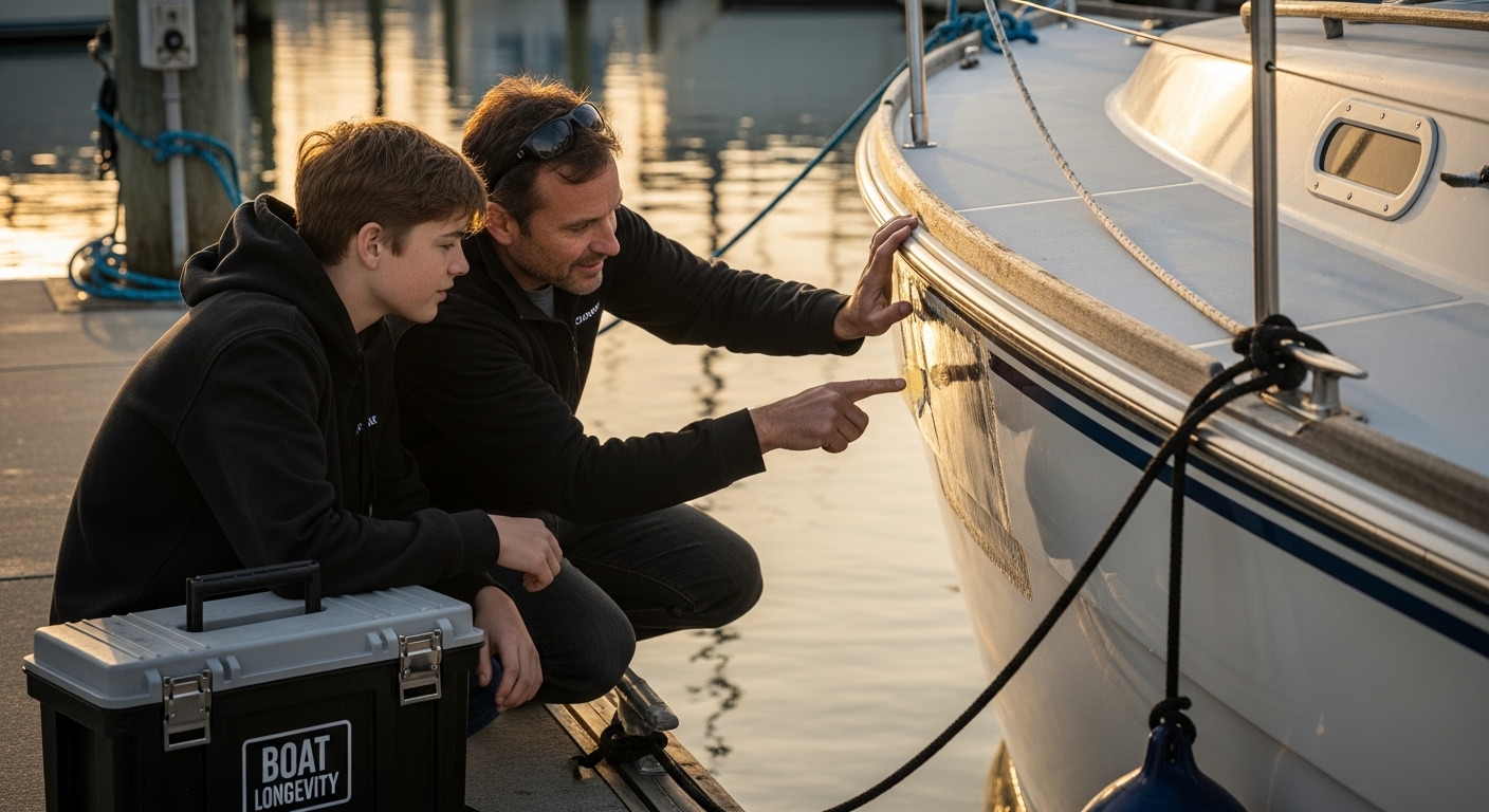 fiberglass repair boat dock