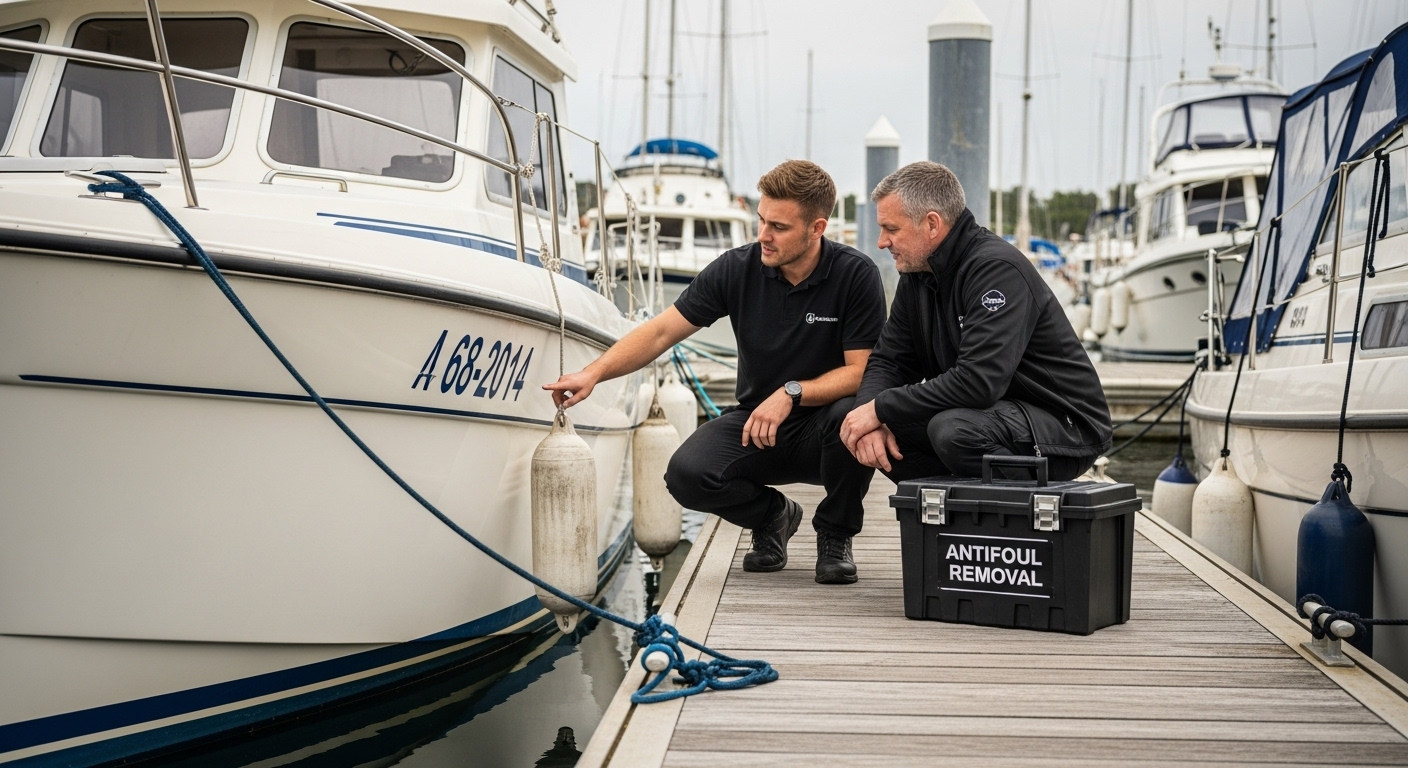 antifoul removal marina