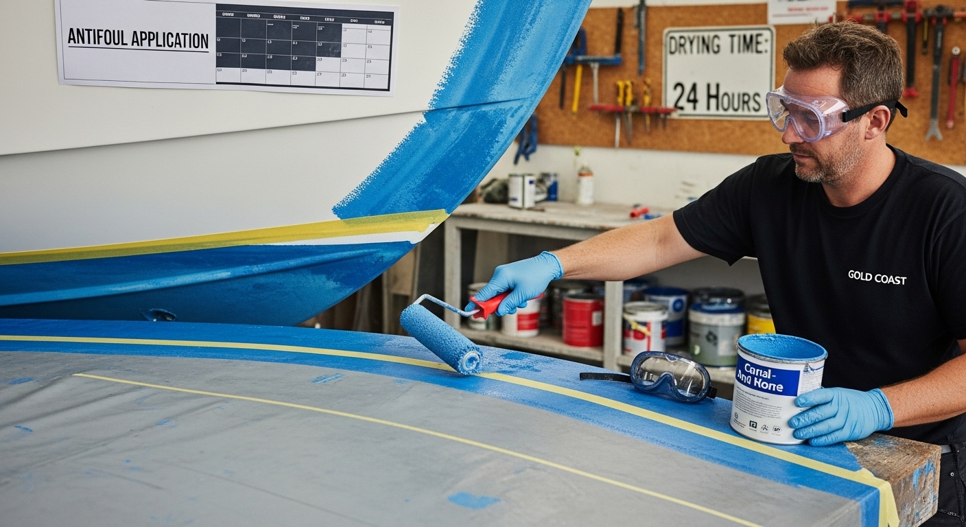 antifoul application Gold Coast