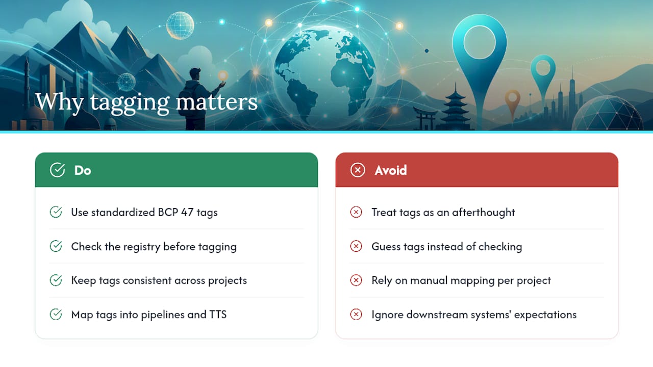 Why Correct Tagging Matters More Than It Looks Like It Should — overview diagram