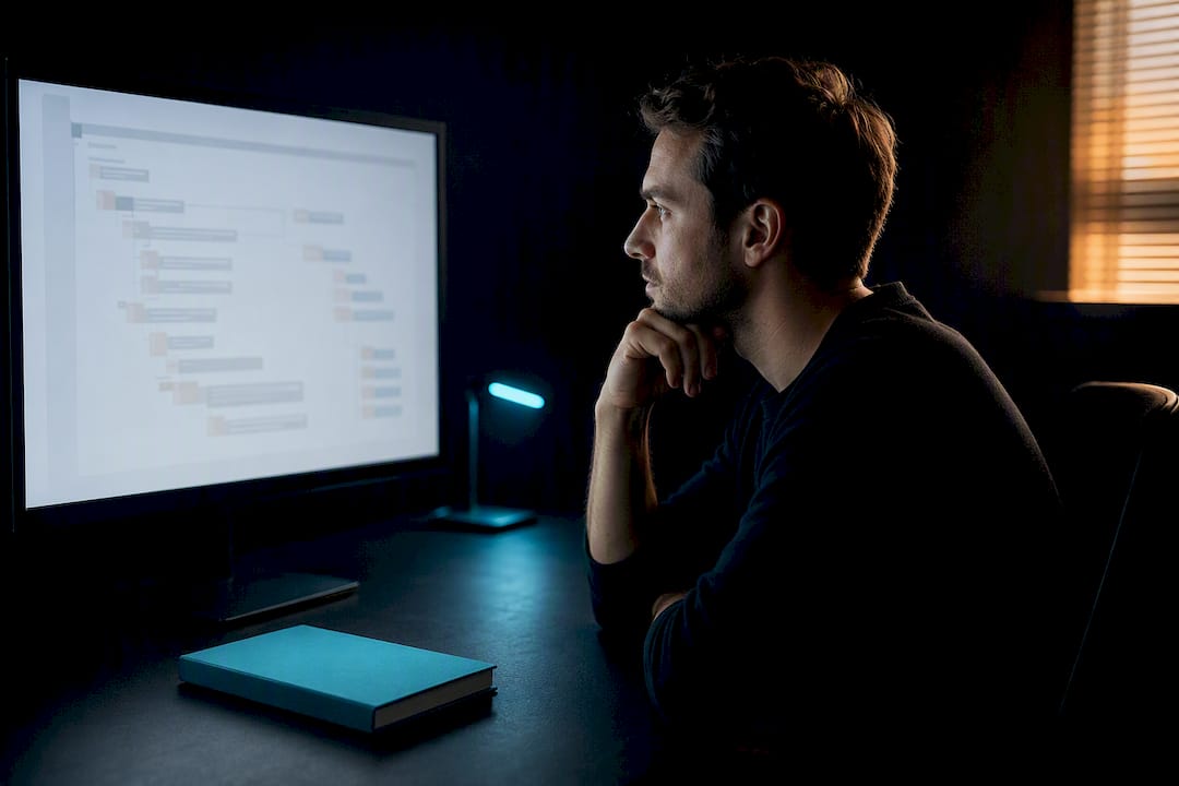 Developer reviewing nested JSON translation structure