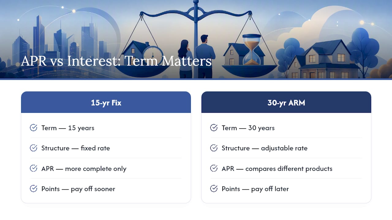 Comparison of fixed and ARM APR structures