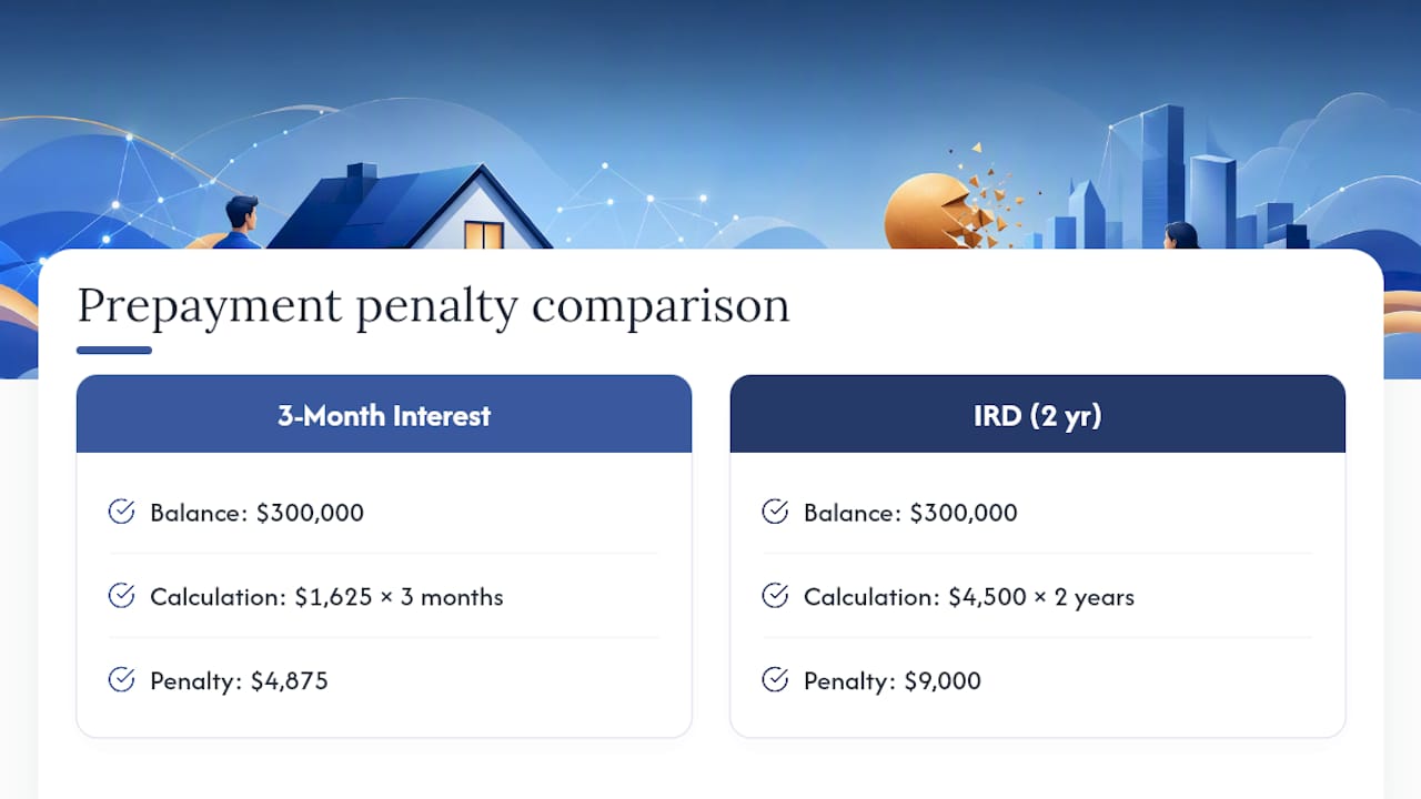 IRD and interest penalty comparison bars