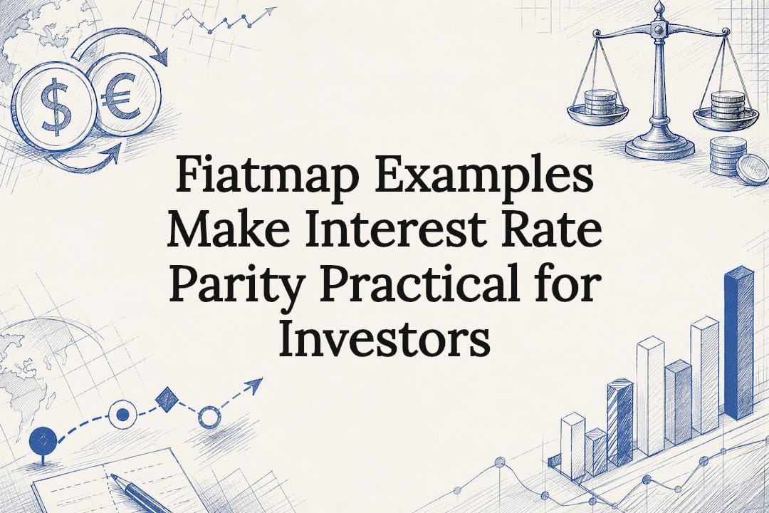 Interest rate parity illustrated title card