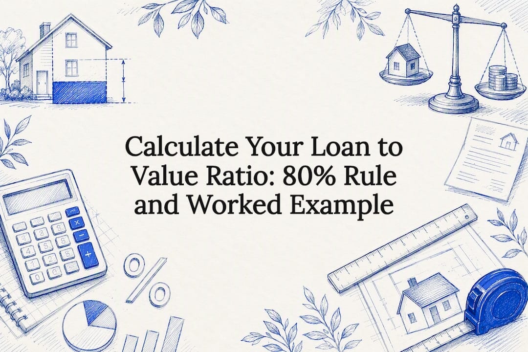 Decorative loan to value title card