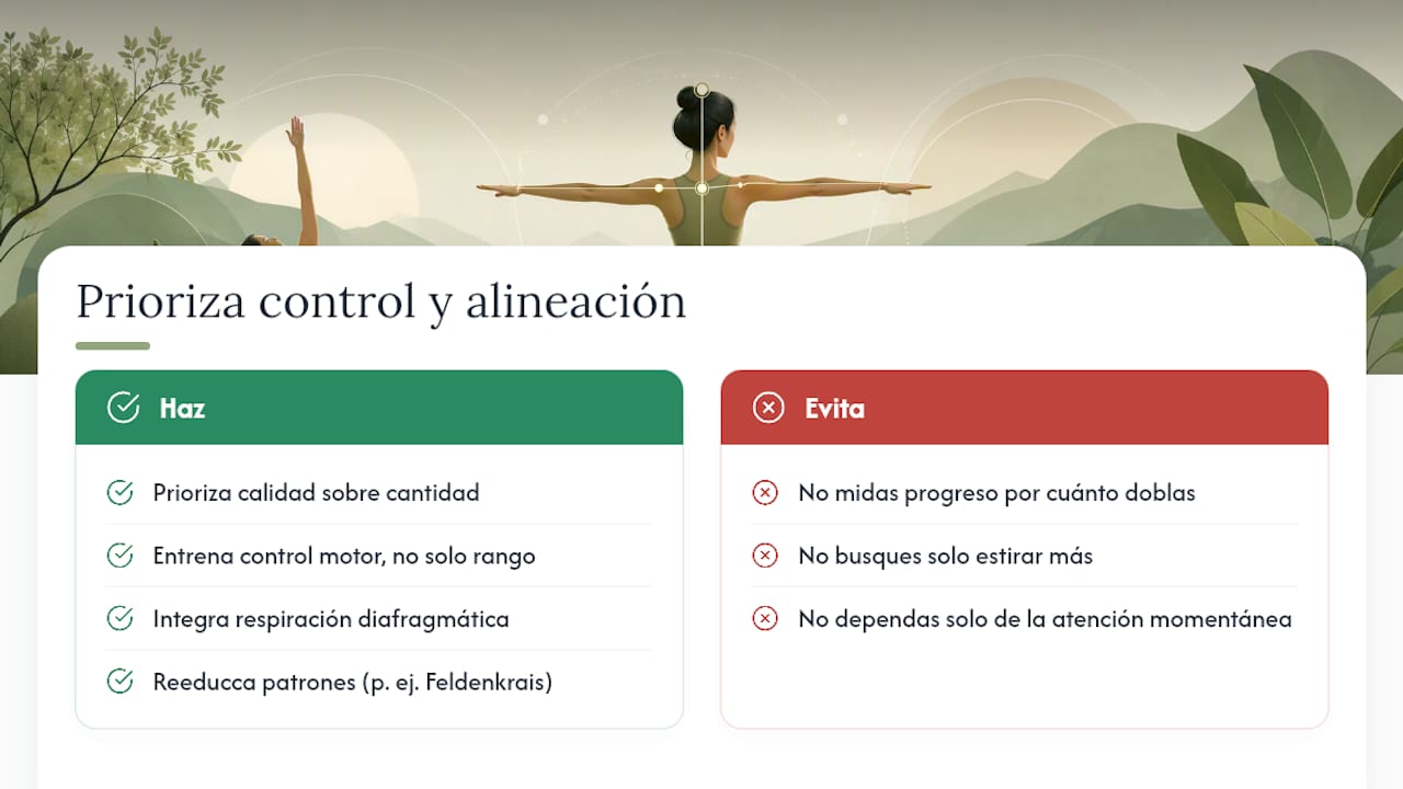 Lo que la mayoría de las guías de yoga omiten sobre la postura — overview diagram