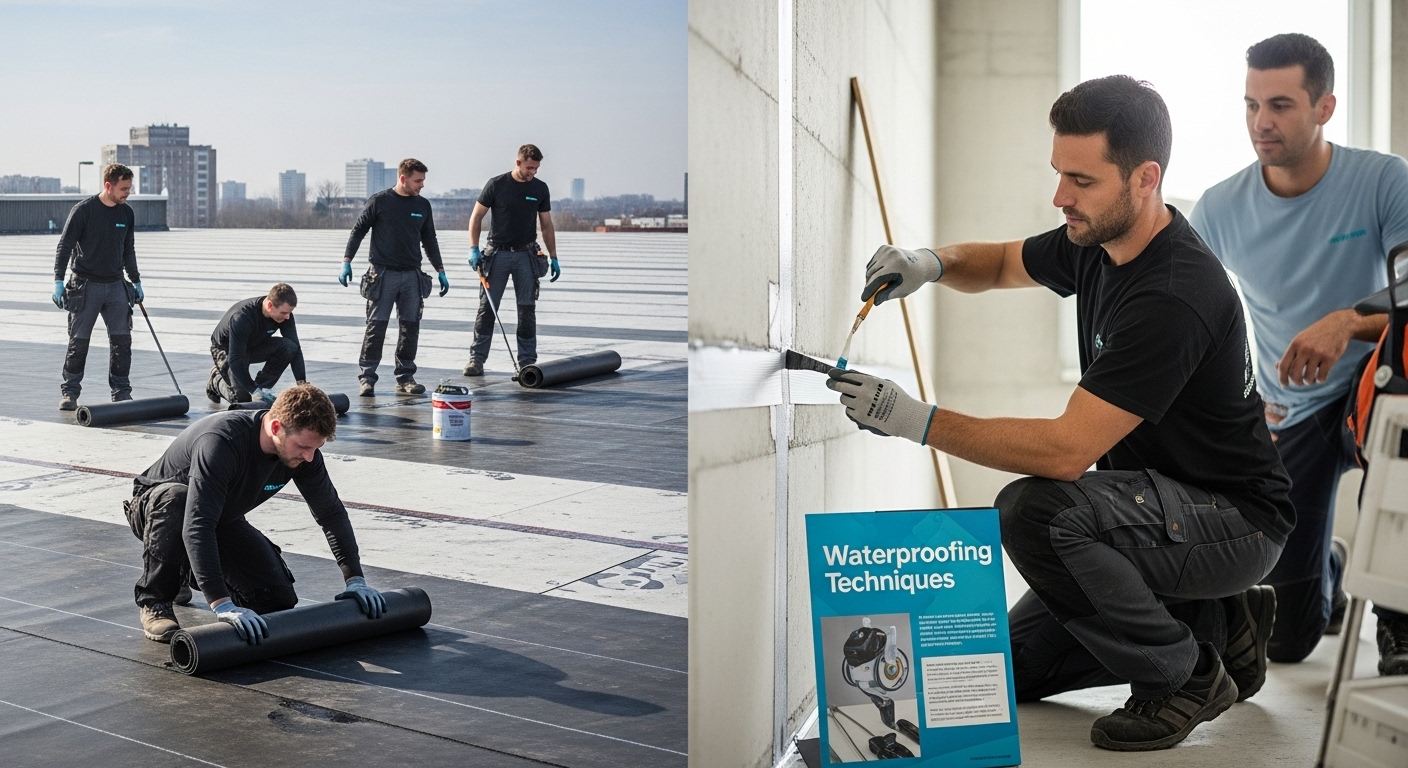 waterproofing materials application
