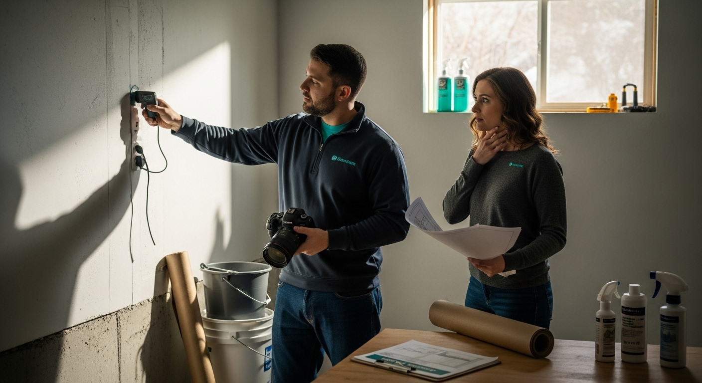 basement waterproofing inspection