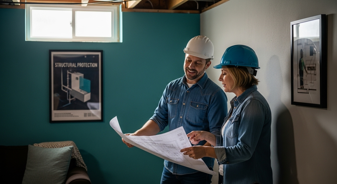 basement waterproofing inspection