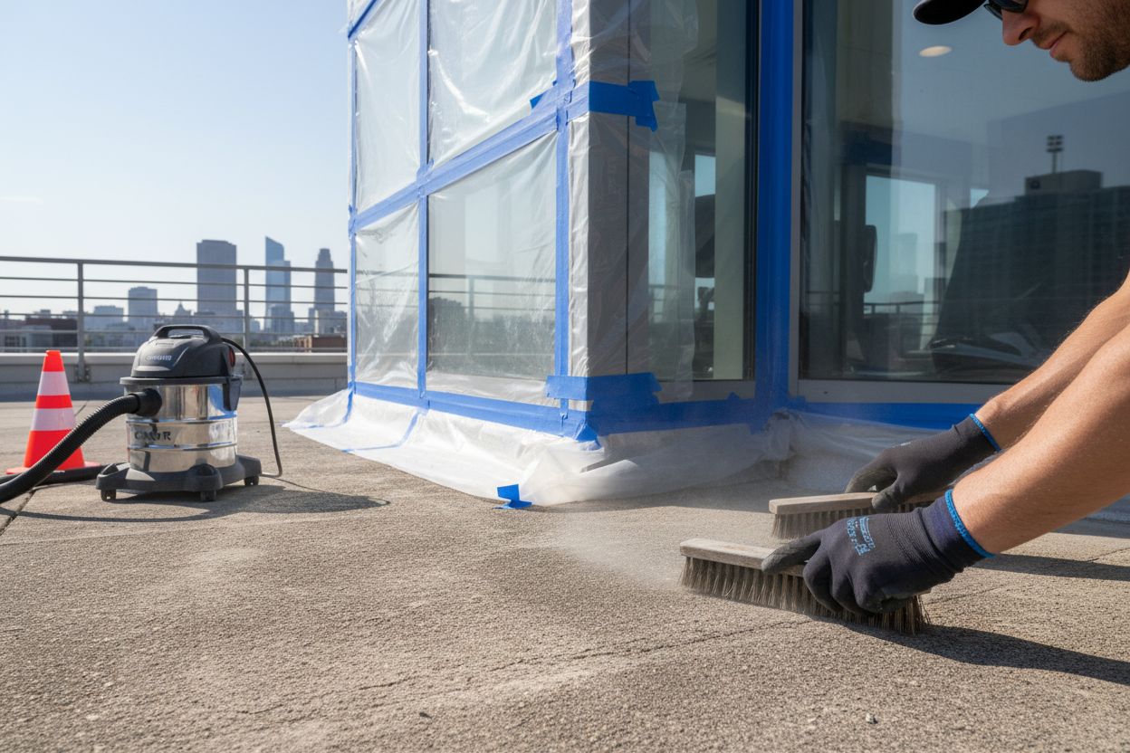 rooftop waterproofing preparation