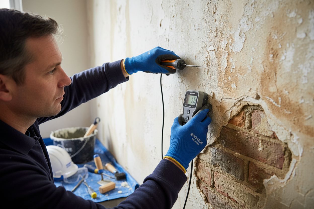 wall damp inspection