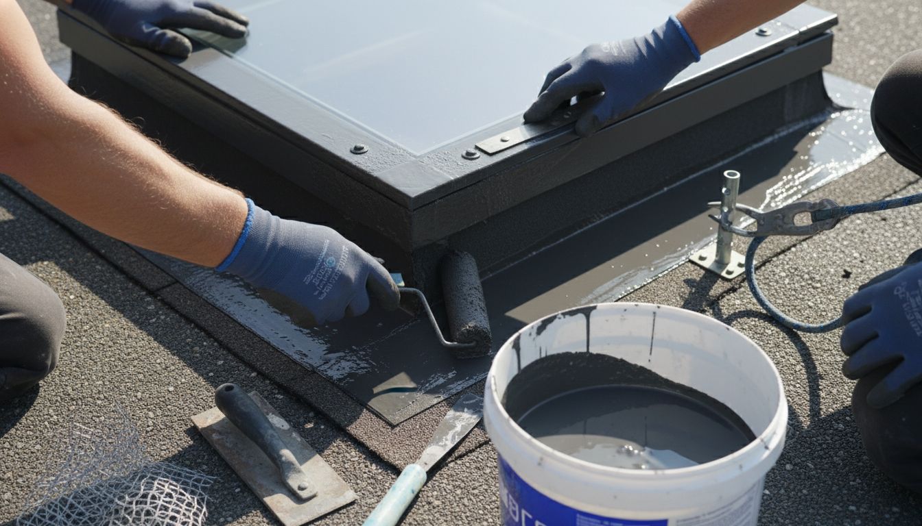 roof membrane application