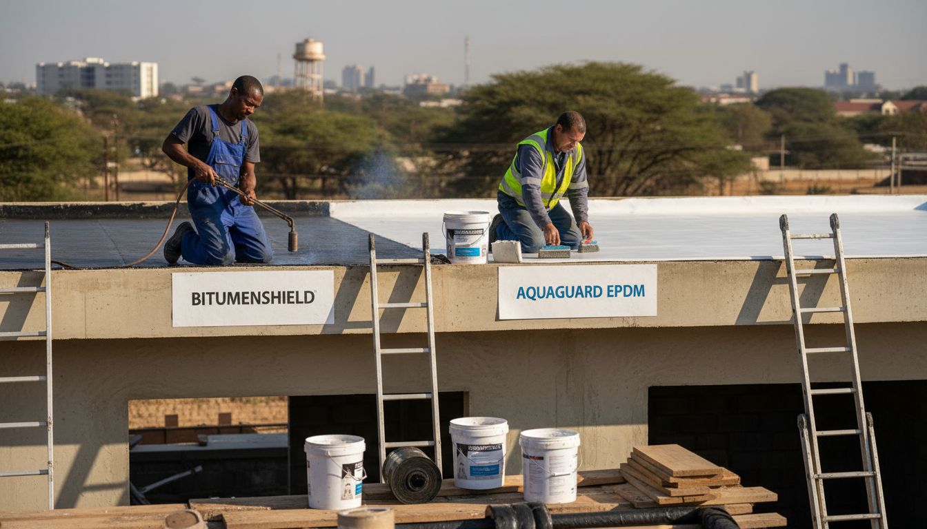 roof membrane application