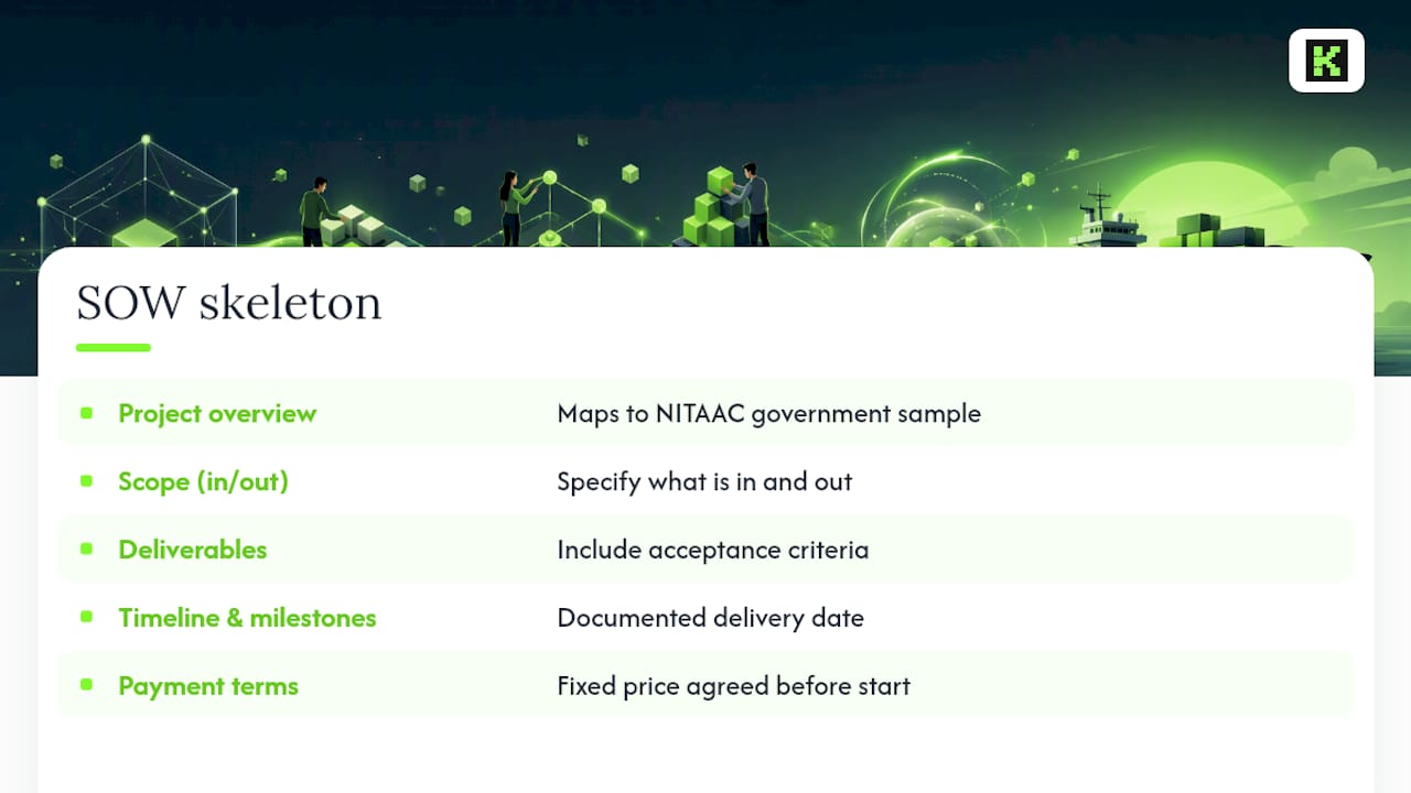 Template Skeleton You Can Adapt for Any Project Type — overview diagram