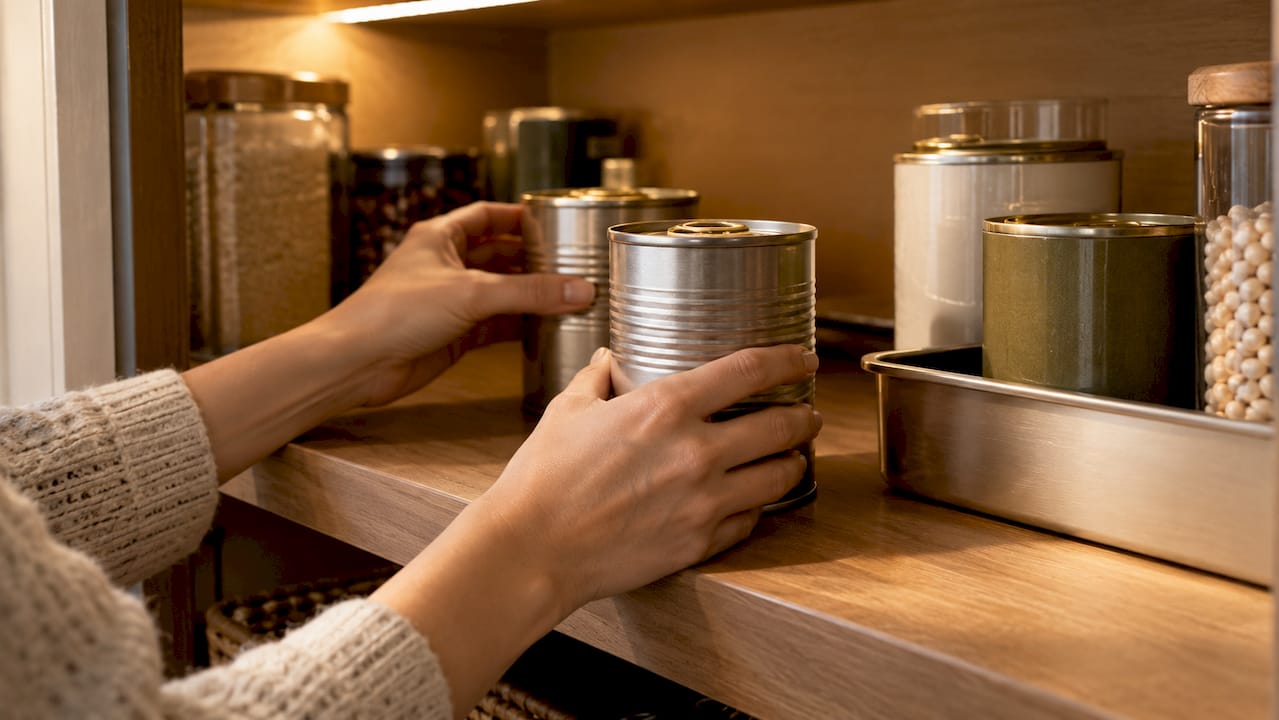 Older pantry item moved forward first