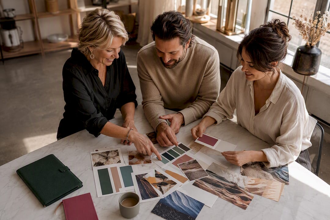 Small business team shaping marketing direction
