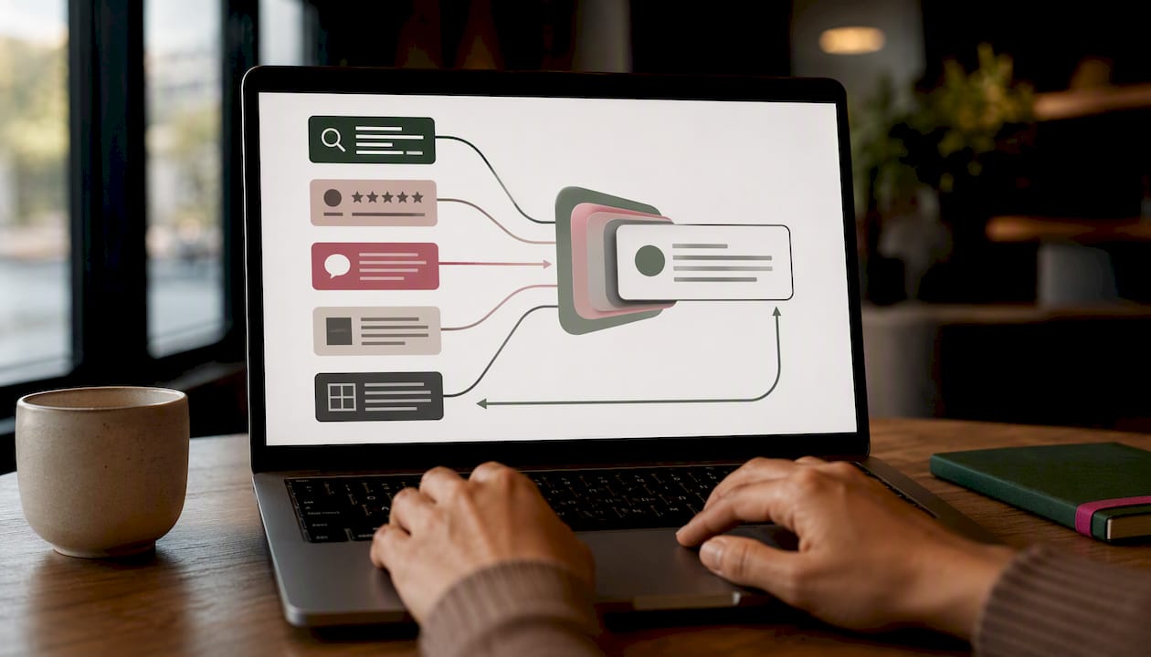 Source signals feeding an AI brand response