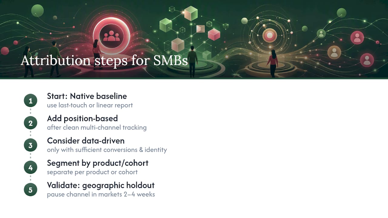 Attribution for Mid-Market and Small-Business Teams — overview diagram
