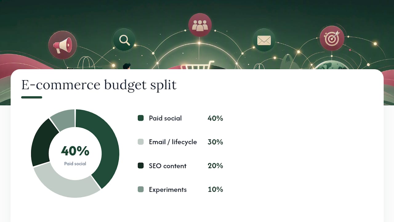 Seven fields in a one-page marketing plan