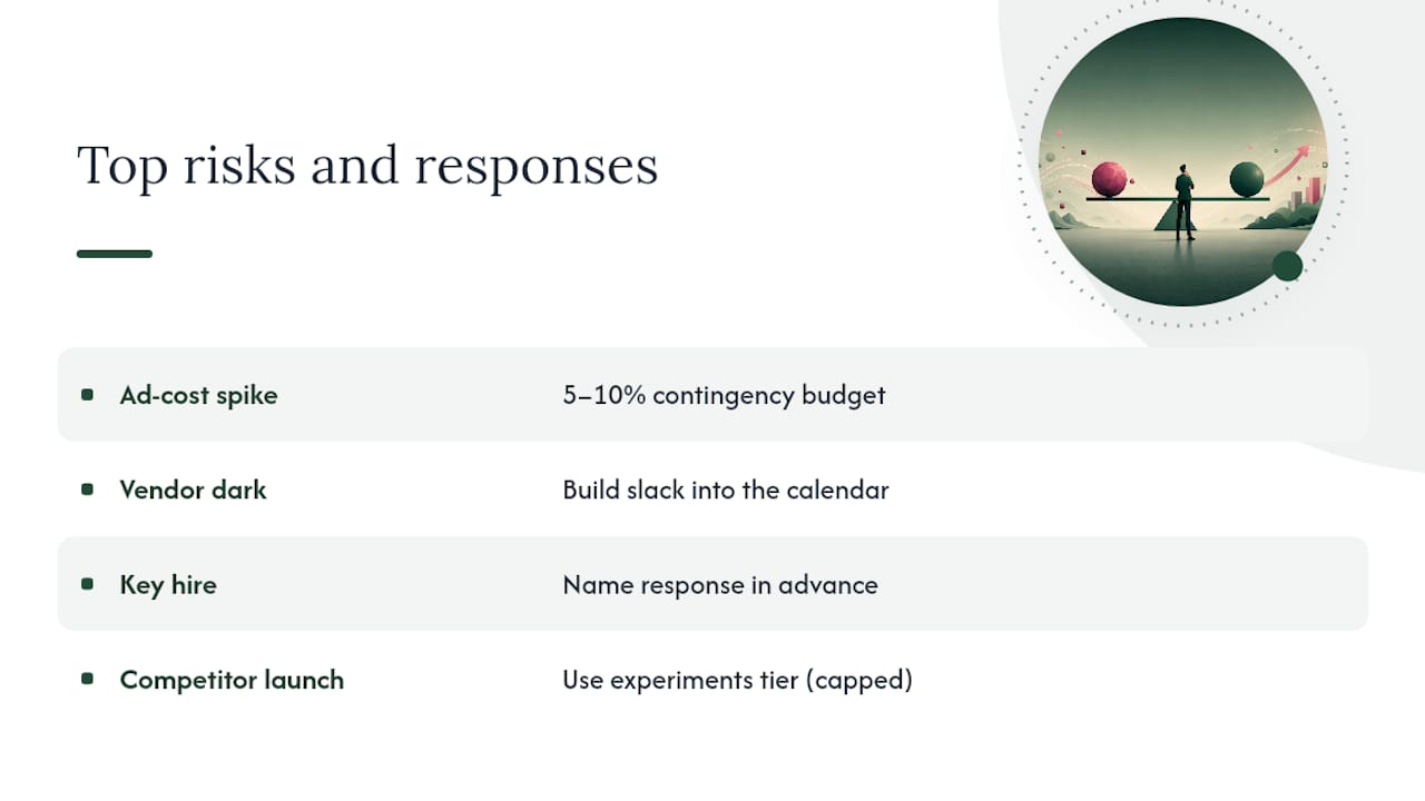 Risk Management and Contingency Planning — overview diagram
